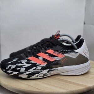 Mens 10 Adidas SL20 Japanese Calligraphy Running Shoes EF0804 Black White 2020